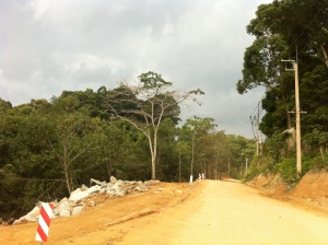 The road to Thong Nai Pan